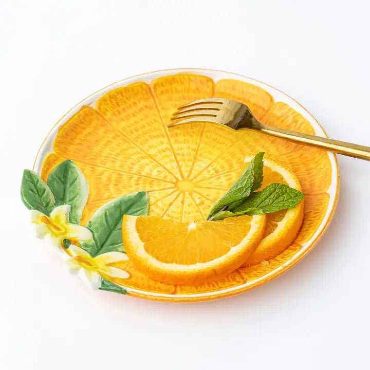 Orange Blossom Plate - Medium