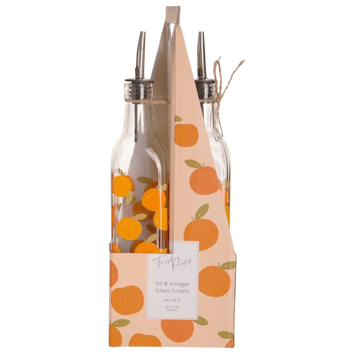 Orange Olive Oil and Vinegar Set