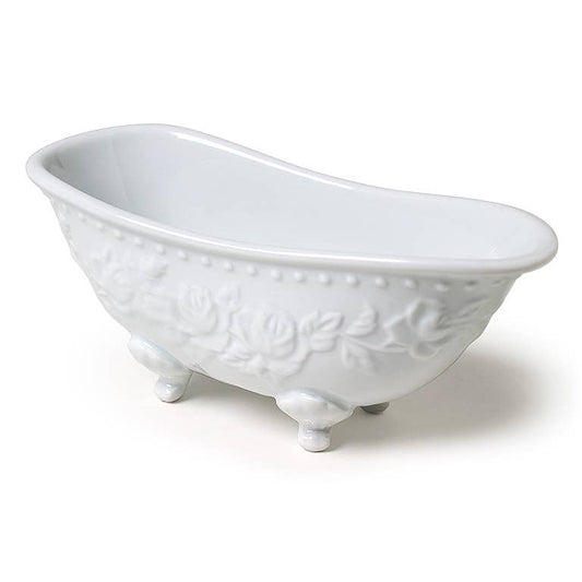 Bathtub Soap Dish-White-6.5"L-591