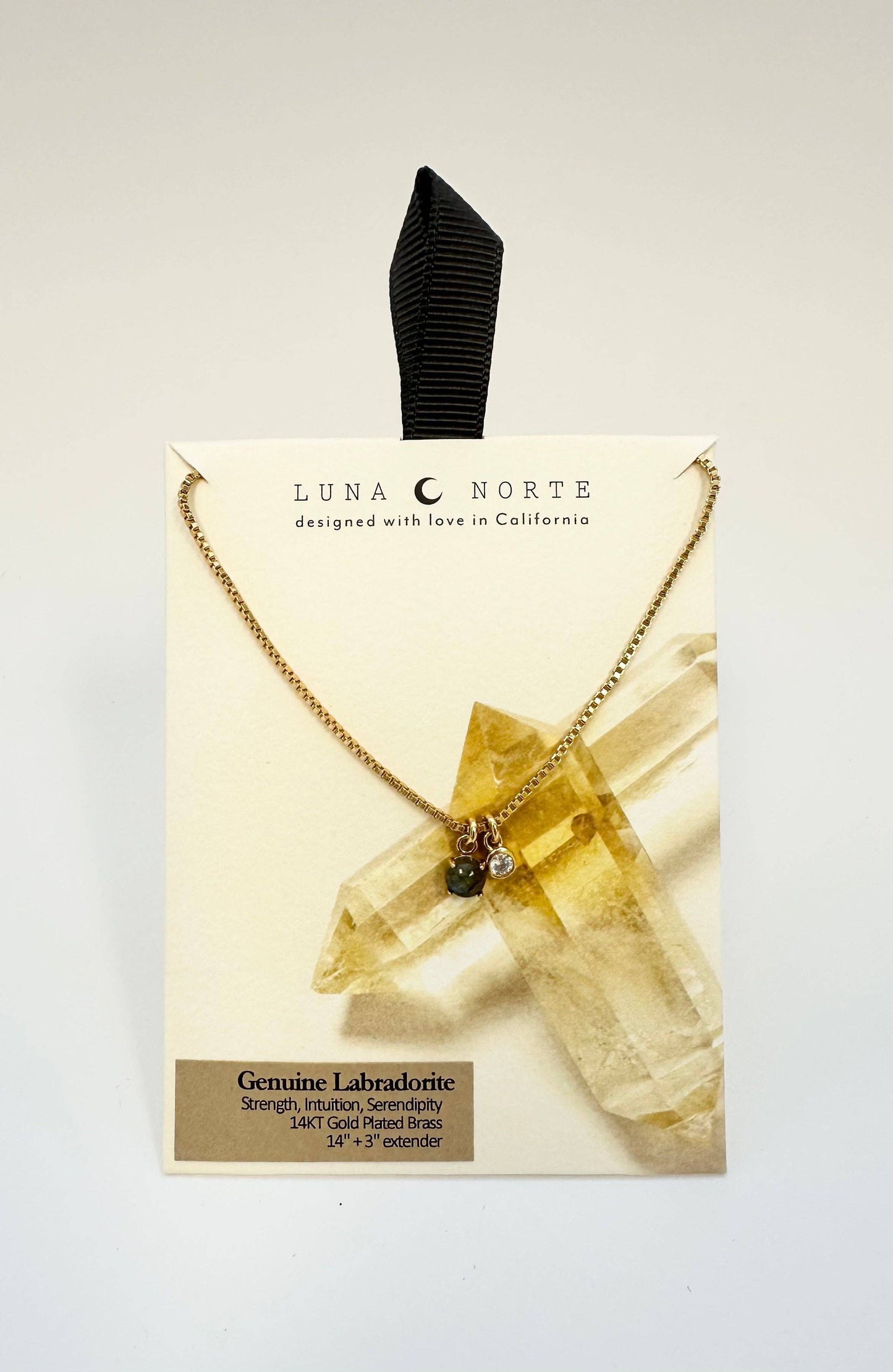 Pure Bliss Gemstone Box Chain Necklace