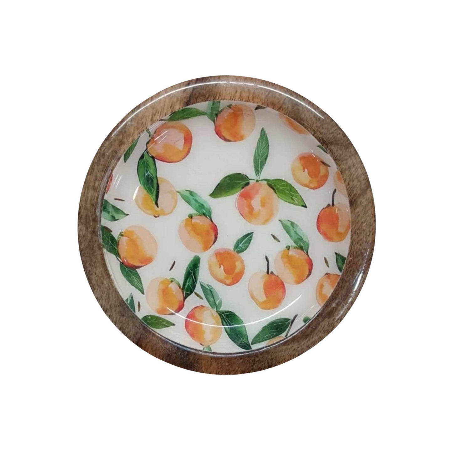 Peaches 5" Round Dish