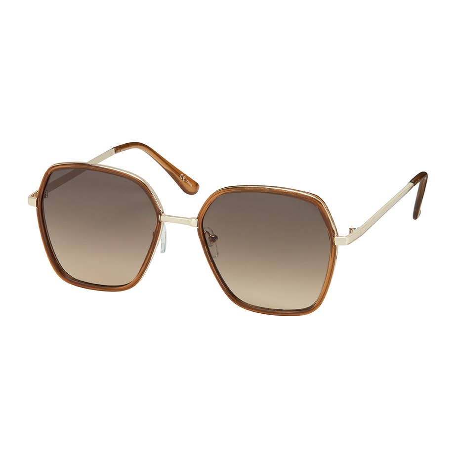 Cat Eye Gold Plated Sunglasses