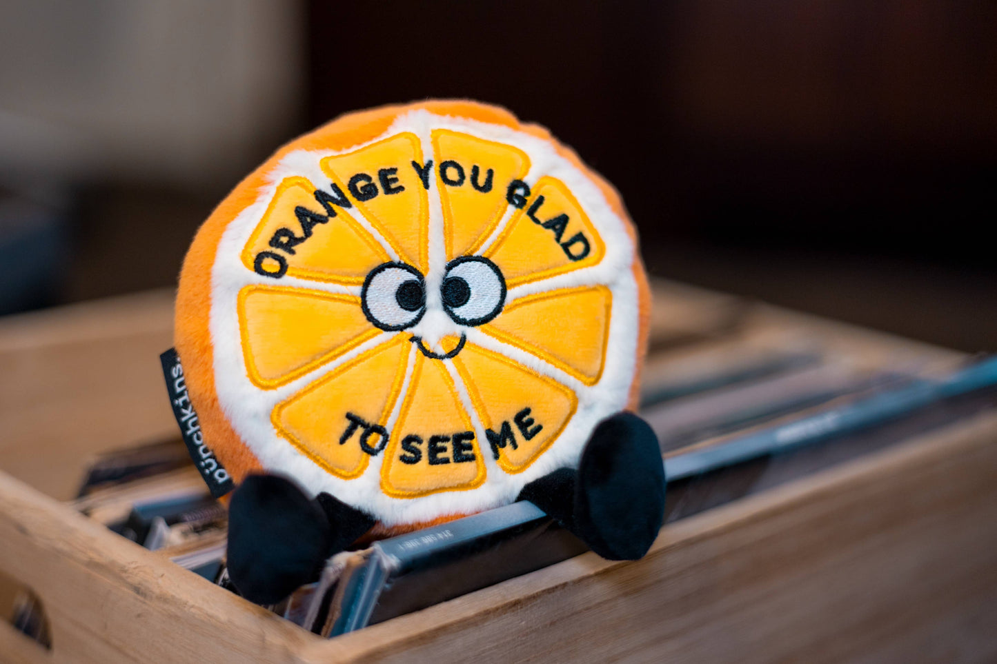 Orange Slice Plushie Soft Cuddly Perfect For Gifting Toy