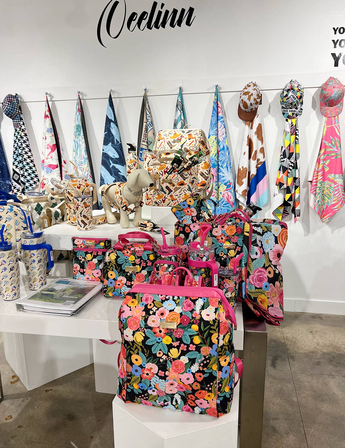 Blooming Design Crossbody Bag