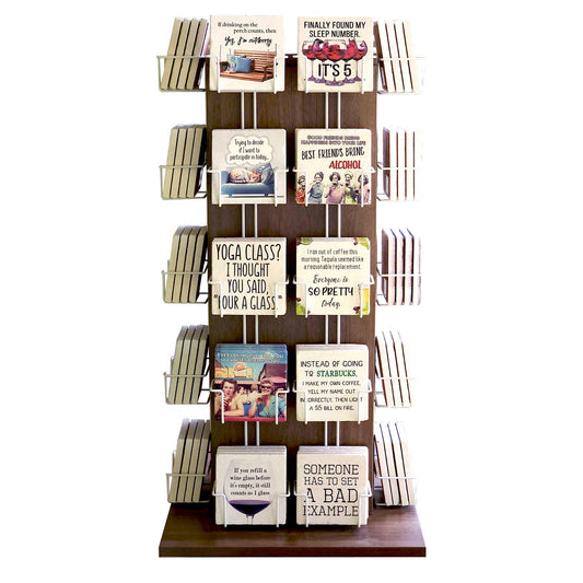 CERAMIC Coaster Countertop Spinner - MUST ADD 120 COASTERS