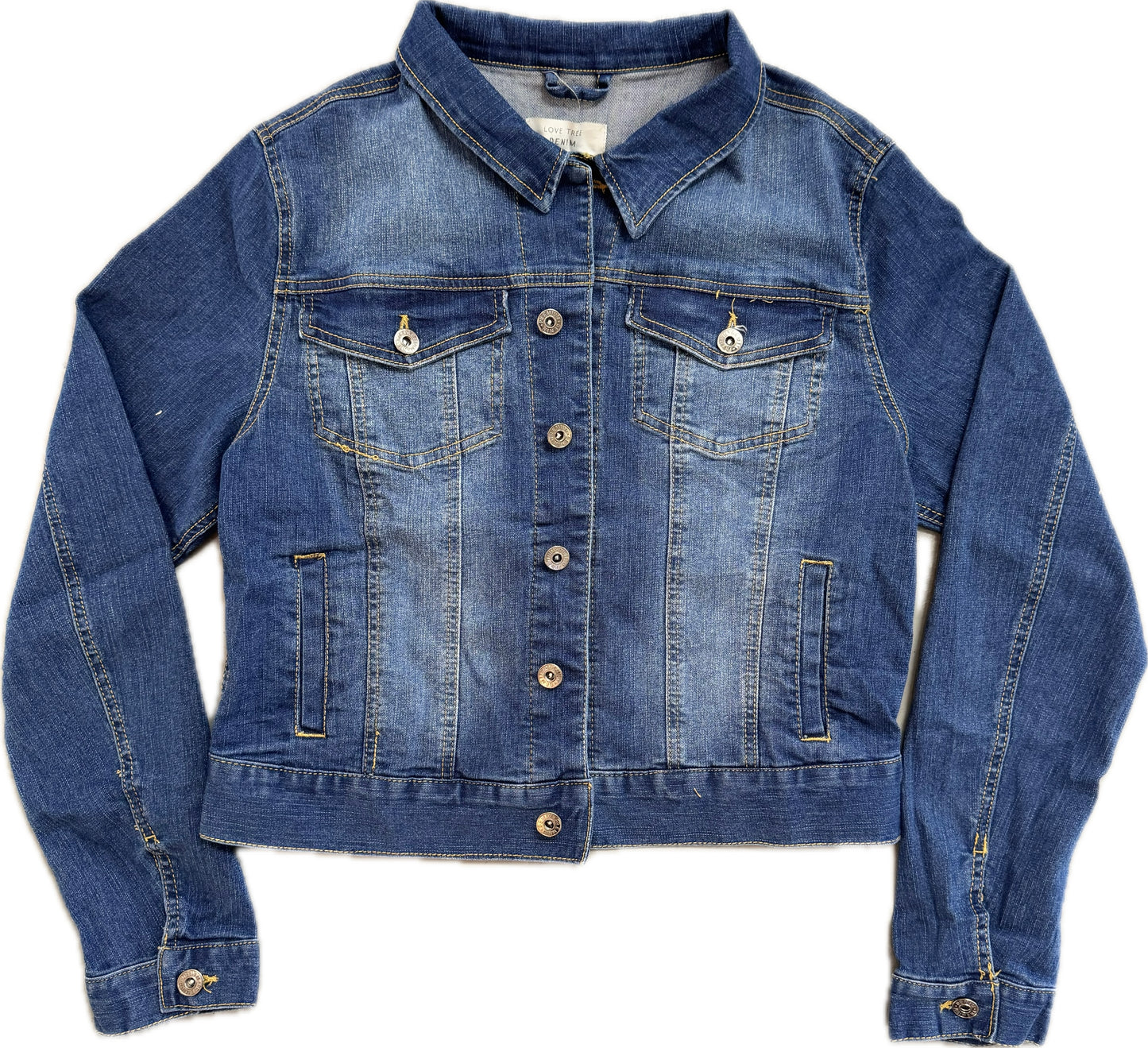 Orange Cutie Jean Jacket