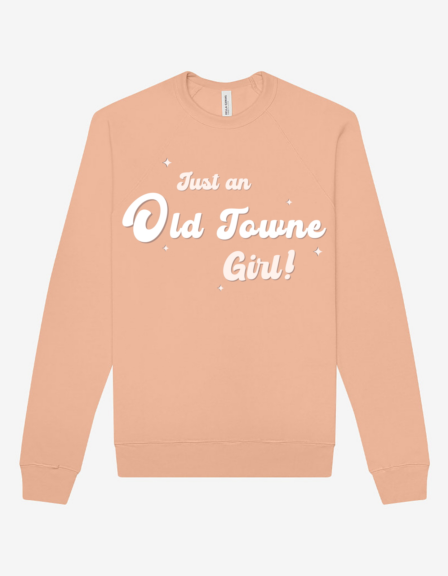 Just An Old Towne Girl Sweatshirt- Orange