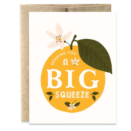 Sending You A Big Squeeze Citrus Greeting Card