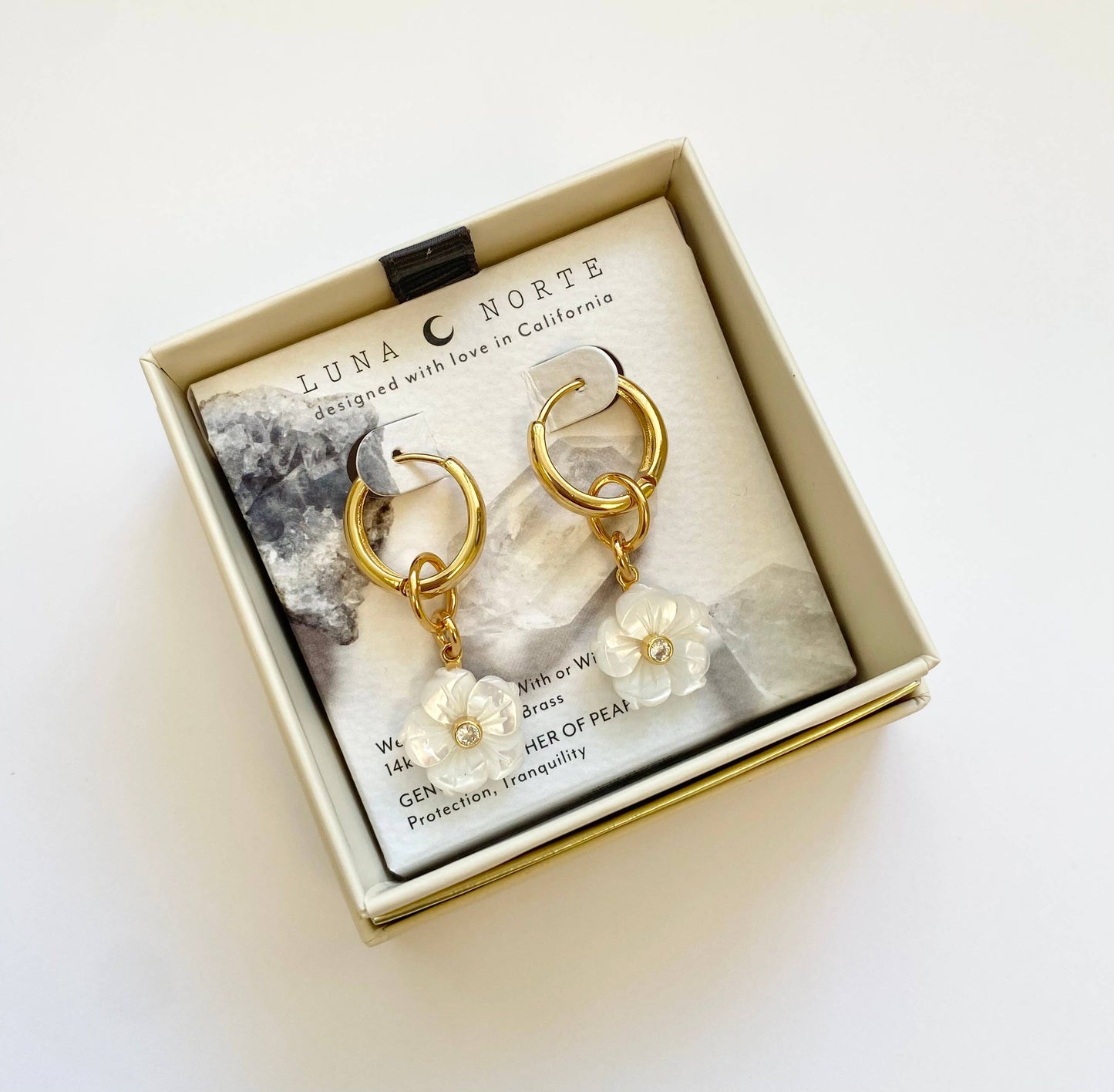 Tulum Flora 2-in-1 Charm Huggie Hoop Earring