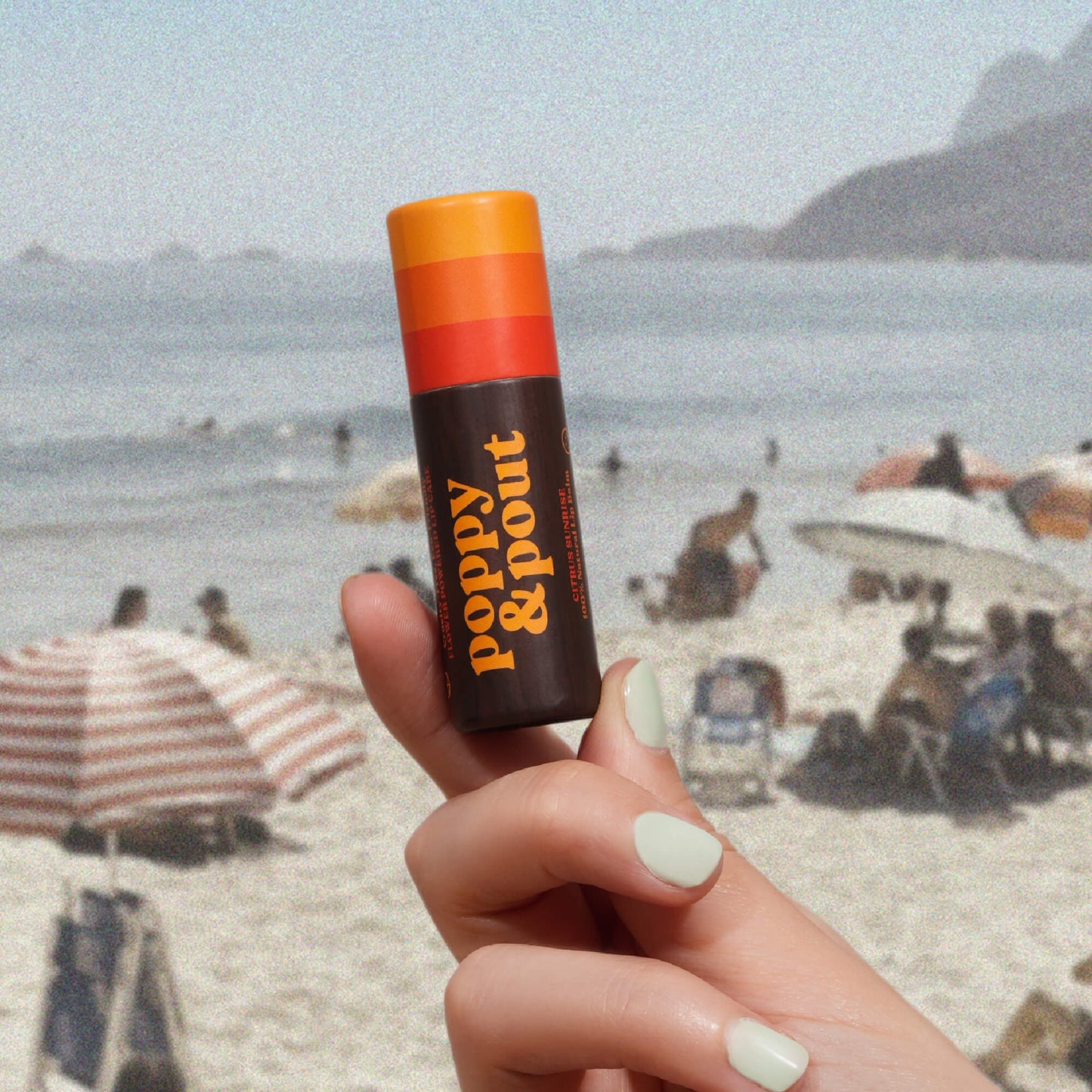 Poppy & Pout Retro Surf Citrus Sunrise Lip Balm
