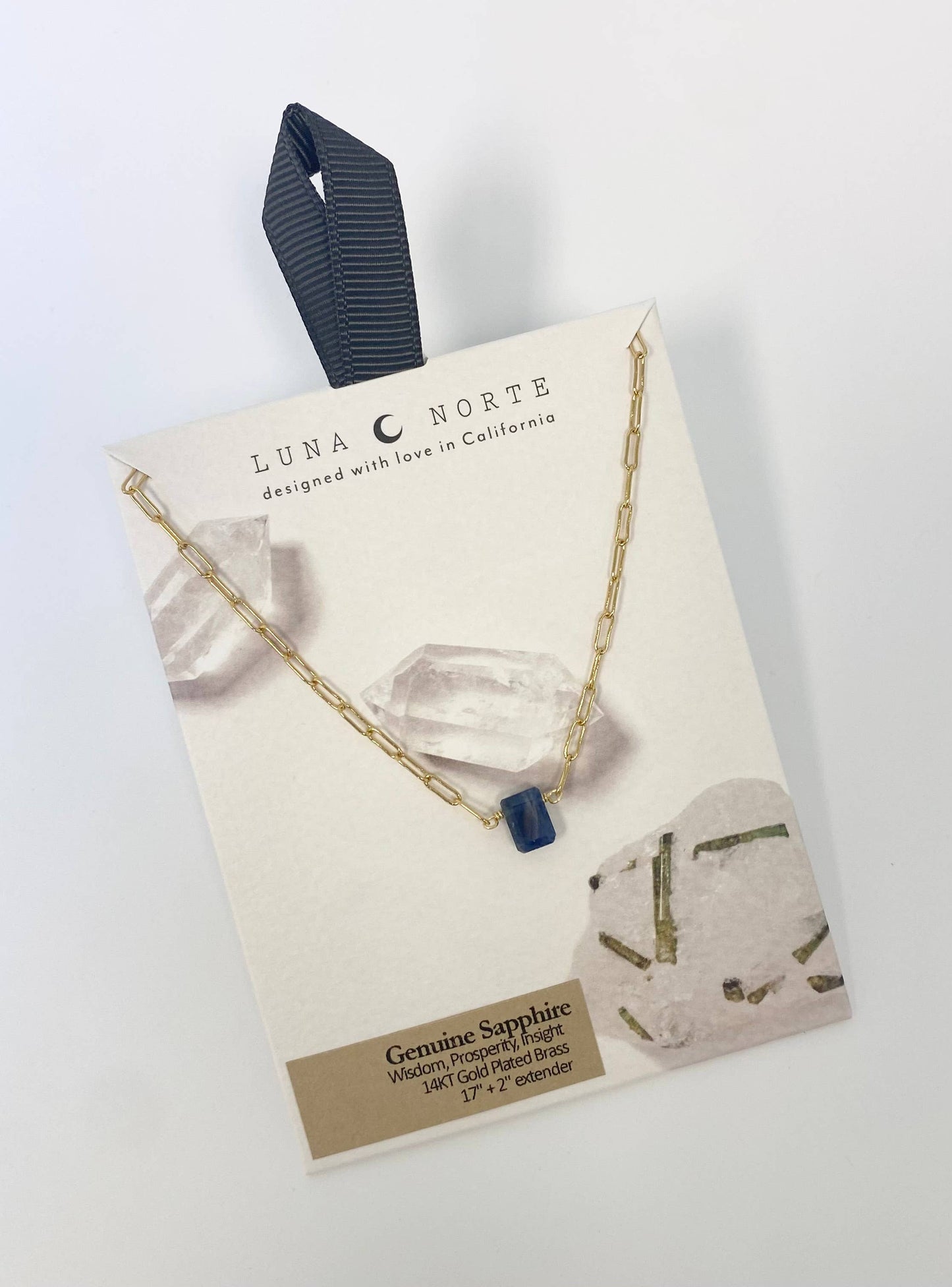 Prism Gems Birthstone Necklace - September