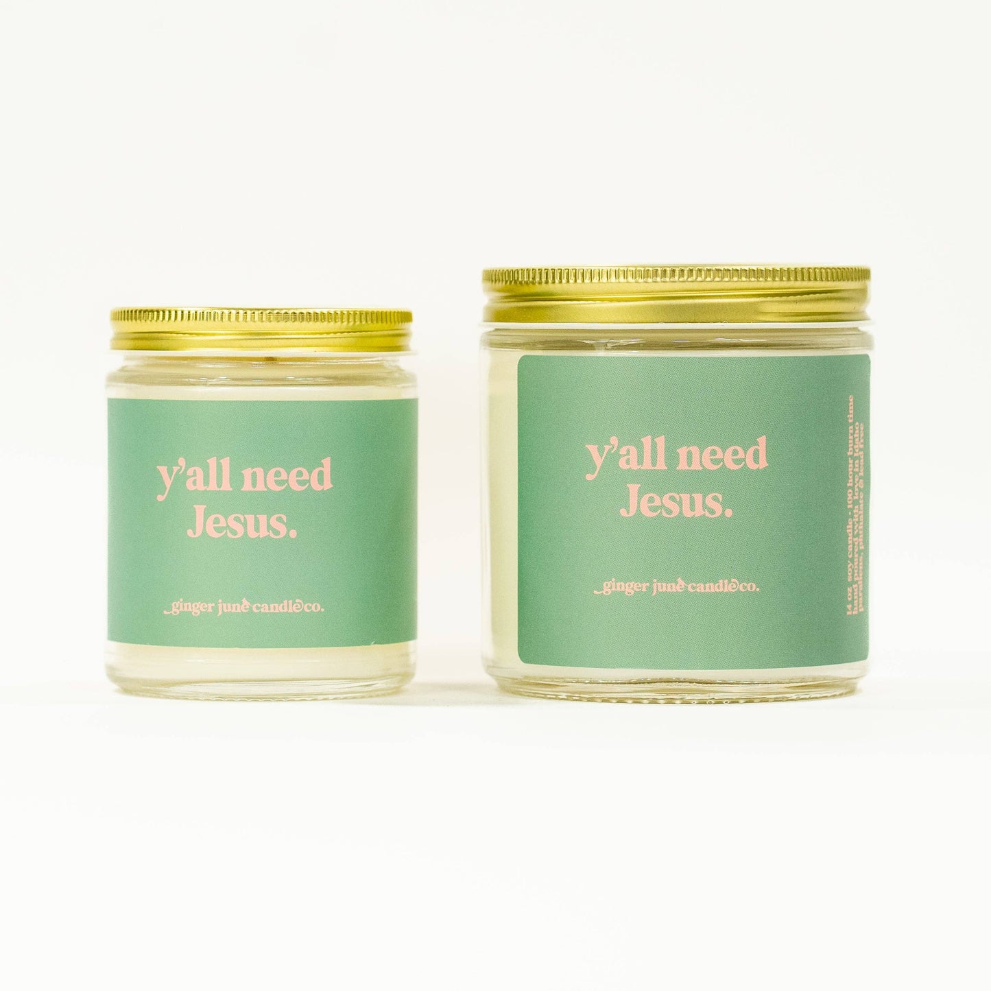 Y'all need Jesus • soy candle • CANDLES