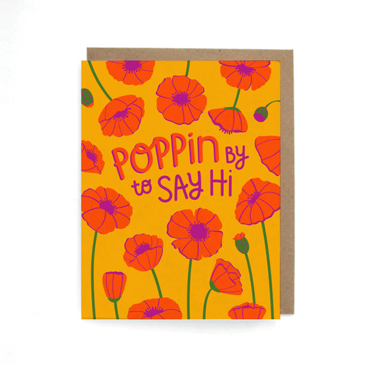 Poppy Greeting Card