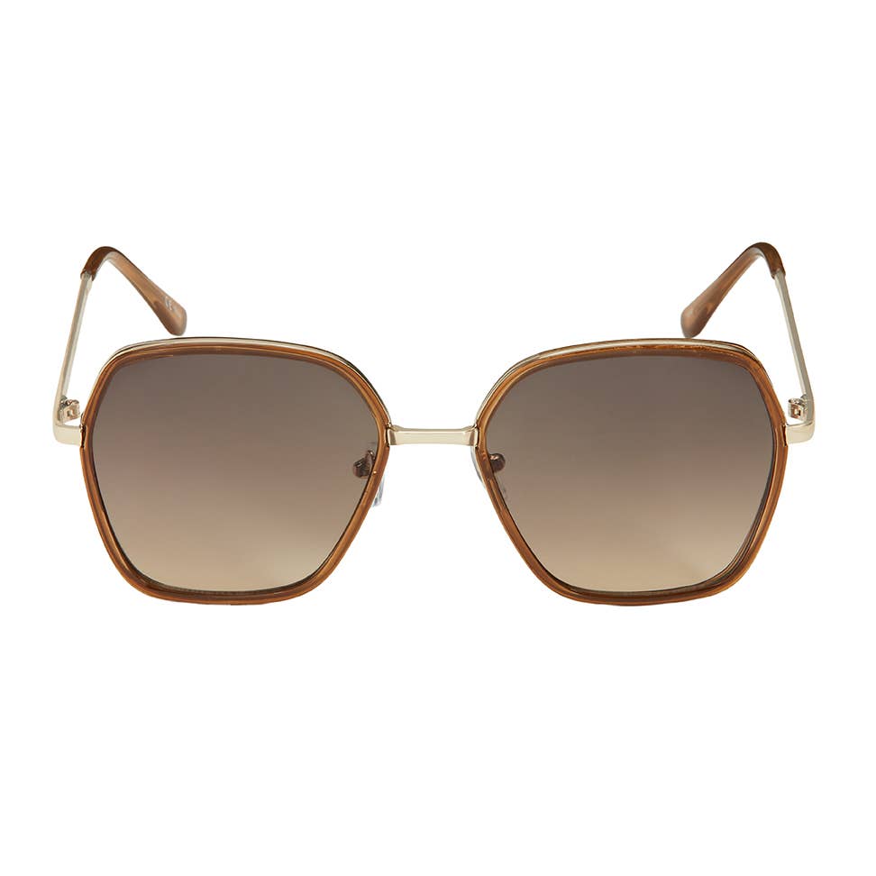 Cat Eye Gold Plated Sunglasses