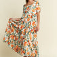 Orange Grove Dress with Pockets