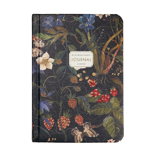 Hardcover Journal A6 Vegan Leather - Forest Flowers