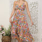 TWIST FRONT CUT OUT TIERED MAXI DRESS