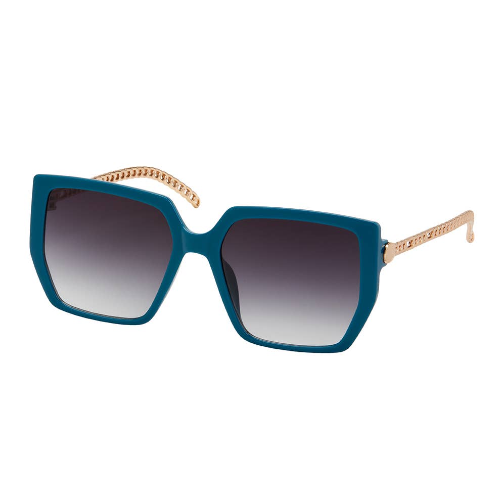 1304 Jade - Chic Oversized Women's Sunglasses