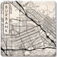 Custom City Street Map Coaster
