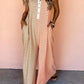 Colorblock Stripes Splicing Sleeveless Jumpsuit CY154