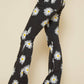 Daisy Printed Denim Flare Jeans