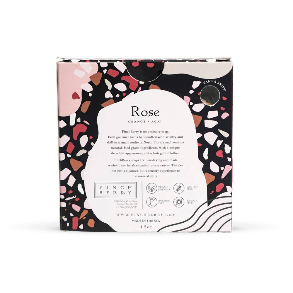 Rose Terrazzo  Vegan-Friendly Gluten-Free Boxed Soap
