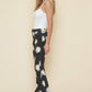 Daisy Printed Denim Flare Jeans