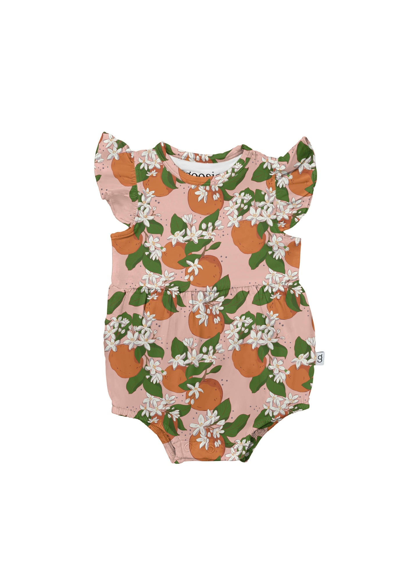 Orange Blossoms Flutter Bubble
