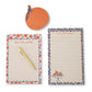 Orange List Pad with Pen