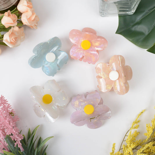 Gentle Flowers lovely Acetate Hair Claw Clip
