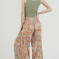 Flower Wide Leg Pants