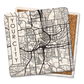 Custom City Street Map Coaster