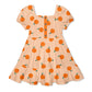 Girls Oranges Gingham Dress