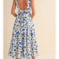 Flower Print Midi Dress
