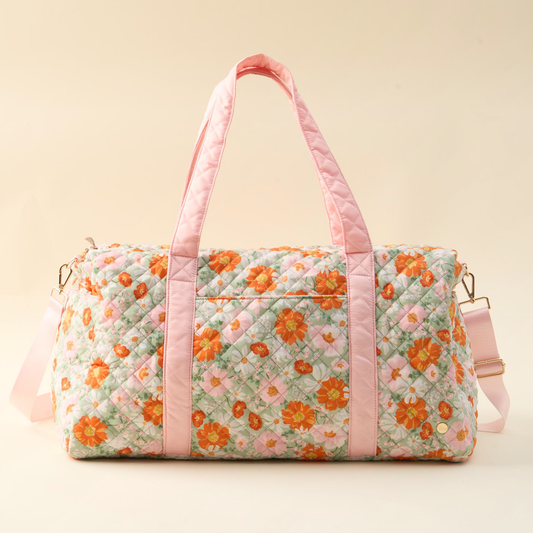 Bouquet Beauty Quilted Weekender Bag
