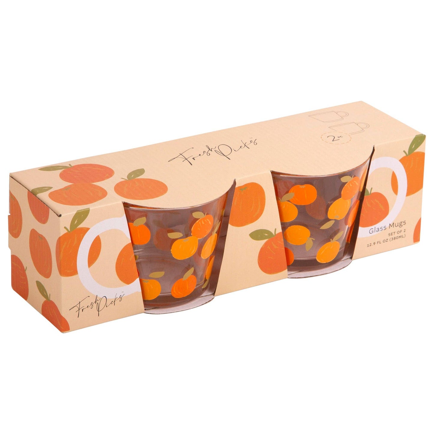 Fp S/2 Oranges Coffee Mugs 13oz