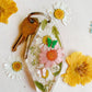 Resin floral keychain