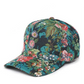 Floral Print in Brocade 5 Panel Baseball Cap