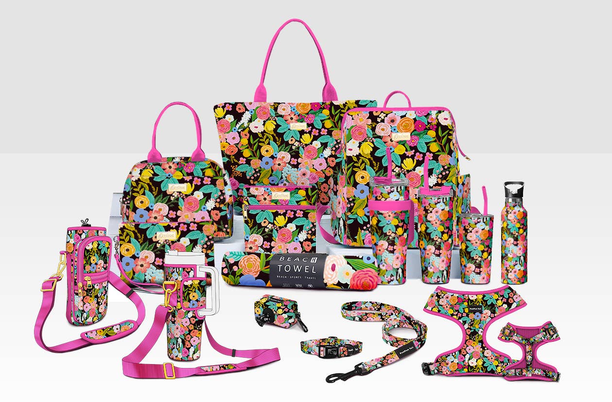 Blooming Bottle Carrier Crossbody