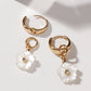 Tulum Flora 2-in-1 Charm Huggie Hoop Earring