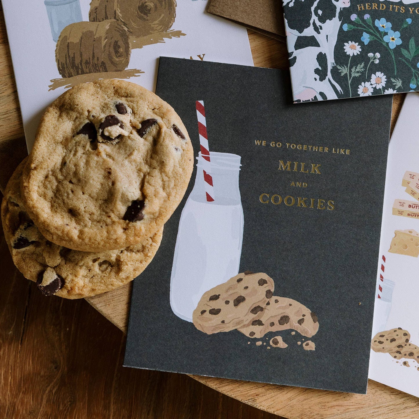 Milk And Cookies Friendship Greeting Card