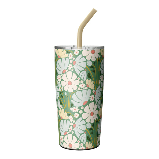 Wild Daisy Pattern 20oz Tumbler