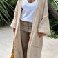 Love & Peace Exposed Seam Long Maxi Knit Cardigan