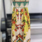 Suspenders Plant Floral Print Dress