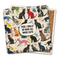 Coaster Yes I Really Do Need All These Cats Colorful