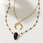 Dark Moon Onyx Necklace Set - Black Onyx