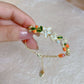 Orange Crystal Bracelet