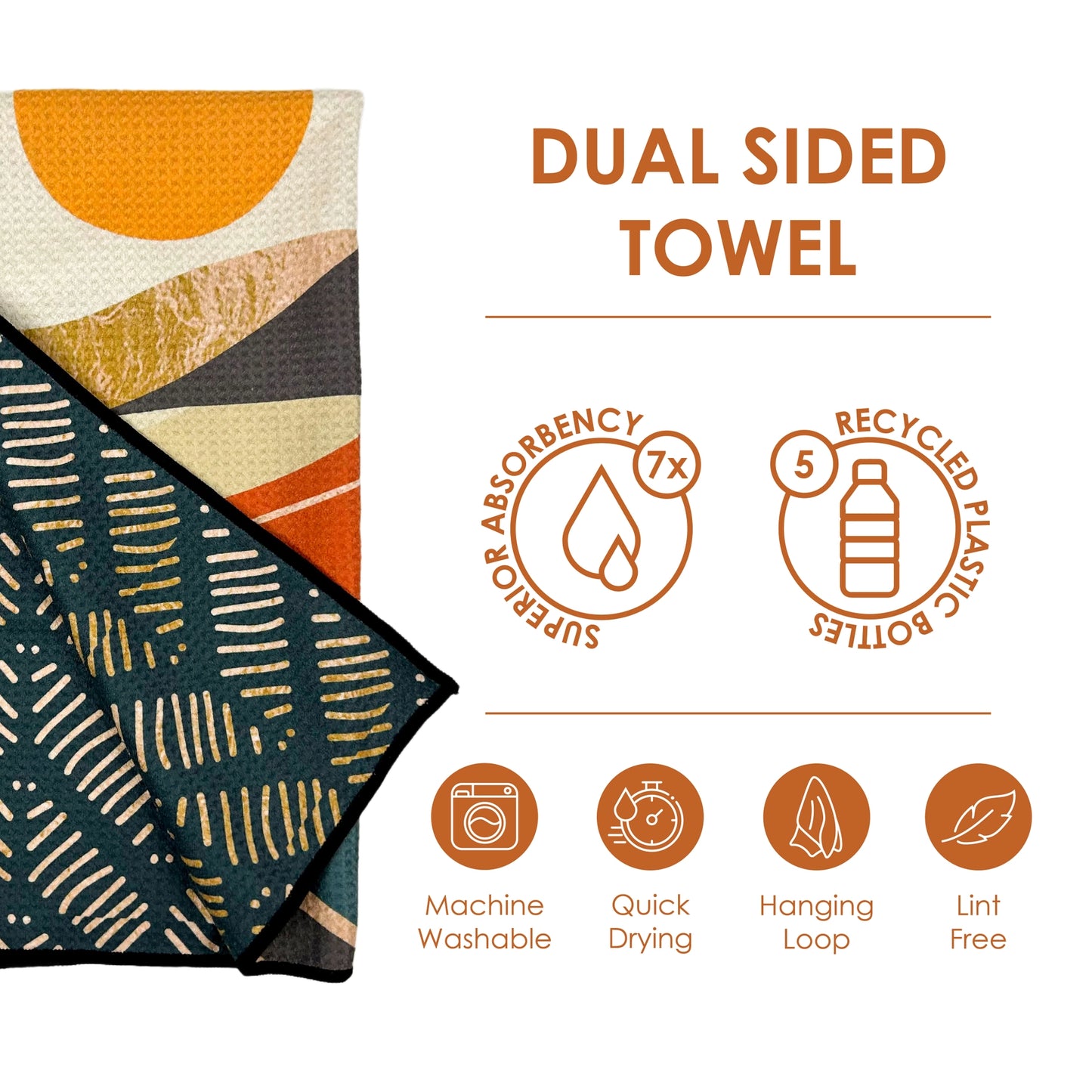 Waffle Dual-Sided Weave Towel