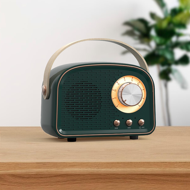 Mini Retro Fm Radio & Bluetooth Multifunction Speaker