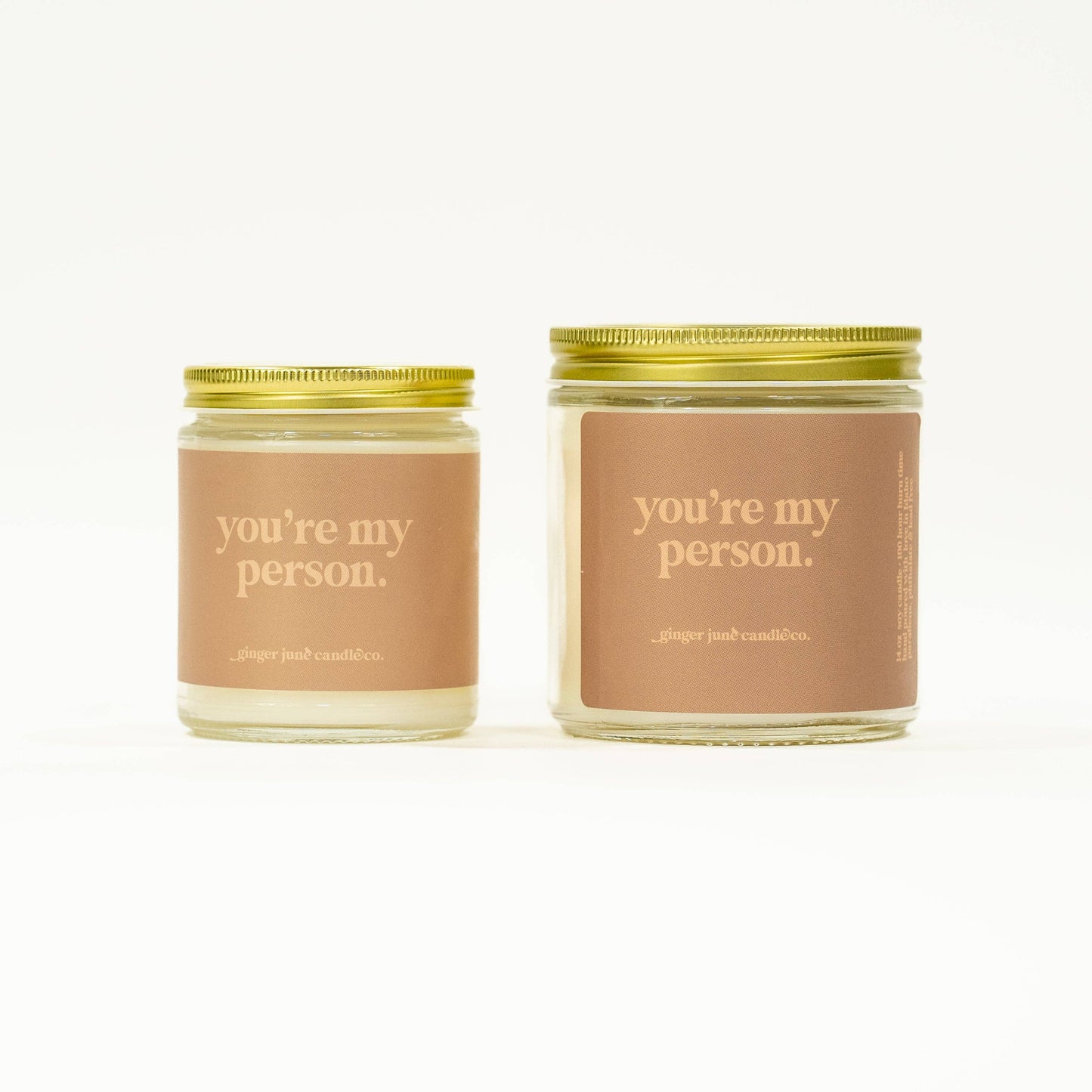 You're my person • soy candle • CANDLES